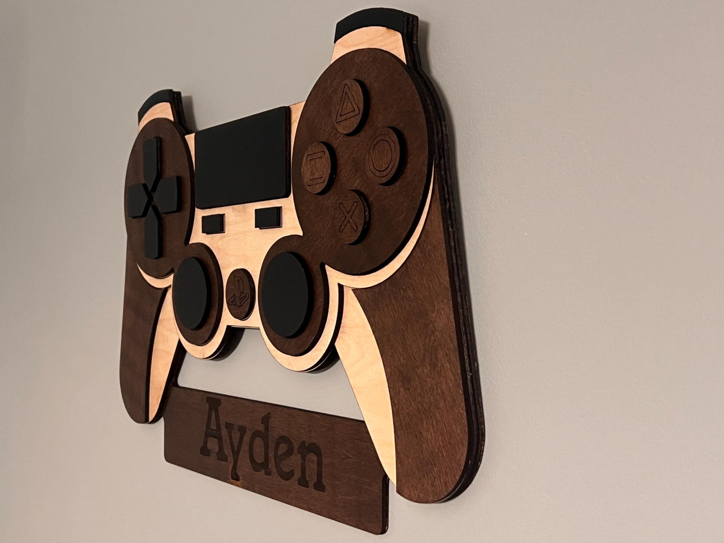 Personalized Game Console/Controller Wall Sign
