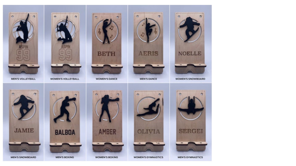 Sports and Recreation Cell Phone Stands