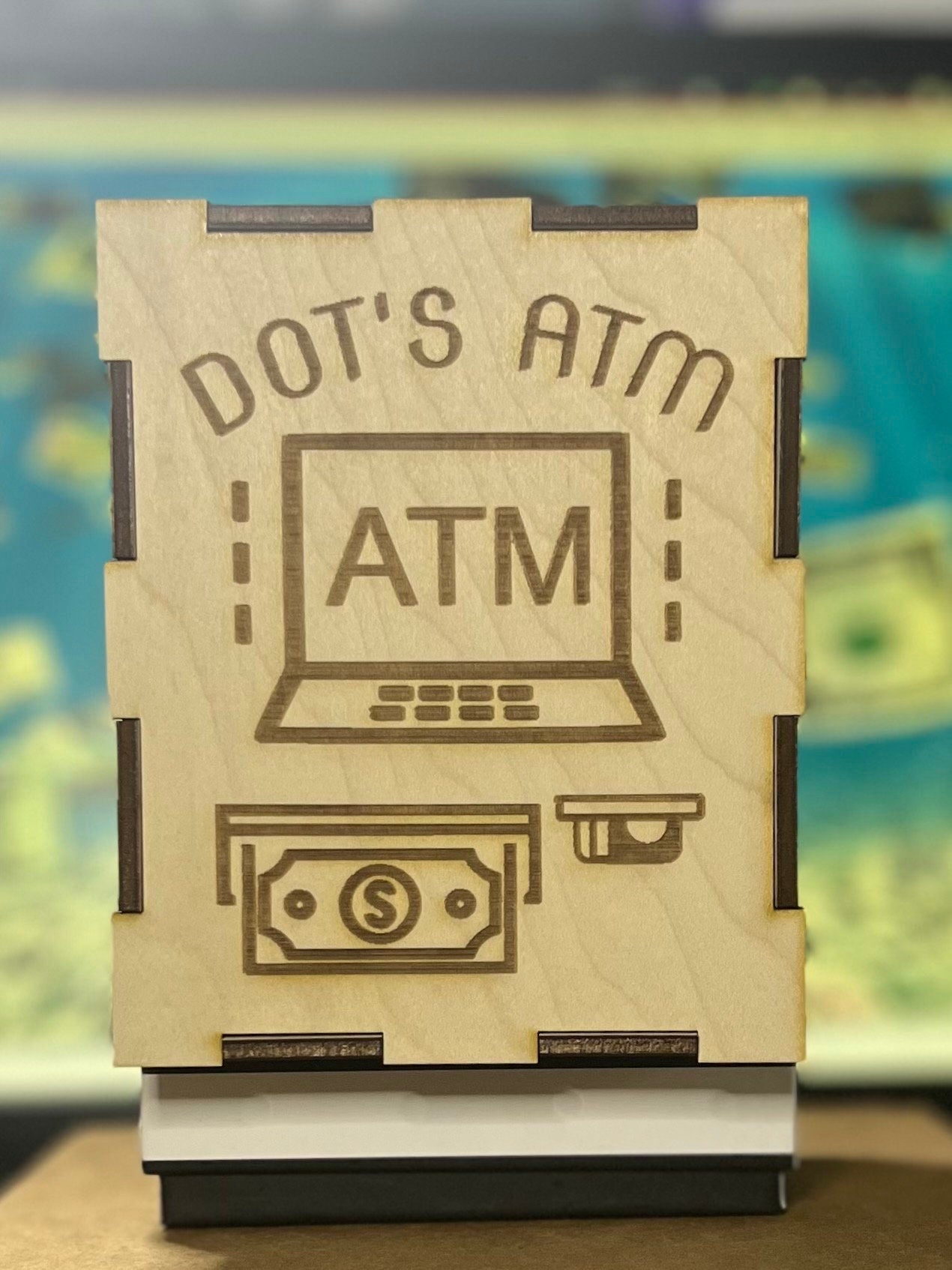 Wooden Graduation ATM Bank - Unique Personalized Gift for Graduates