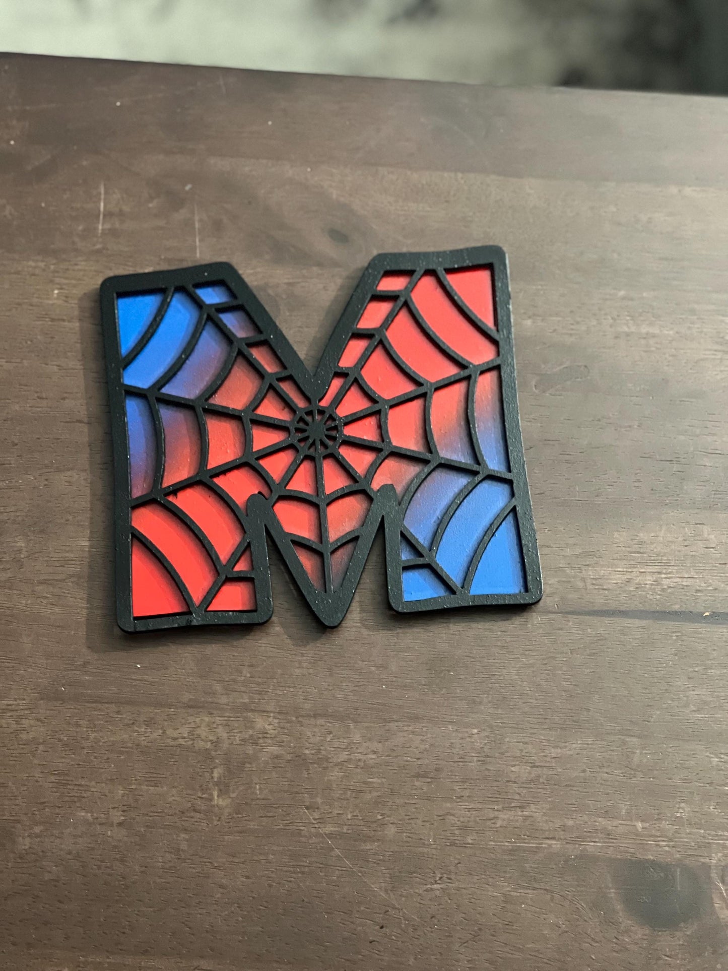 Custom Spiderman Web Letters – Personalized Superhero Wall Art, Door Sign, or Birthday Decor for Kids