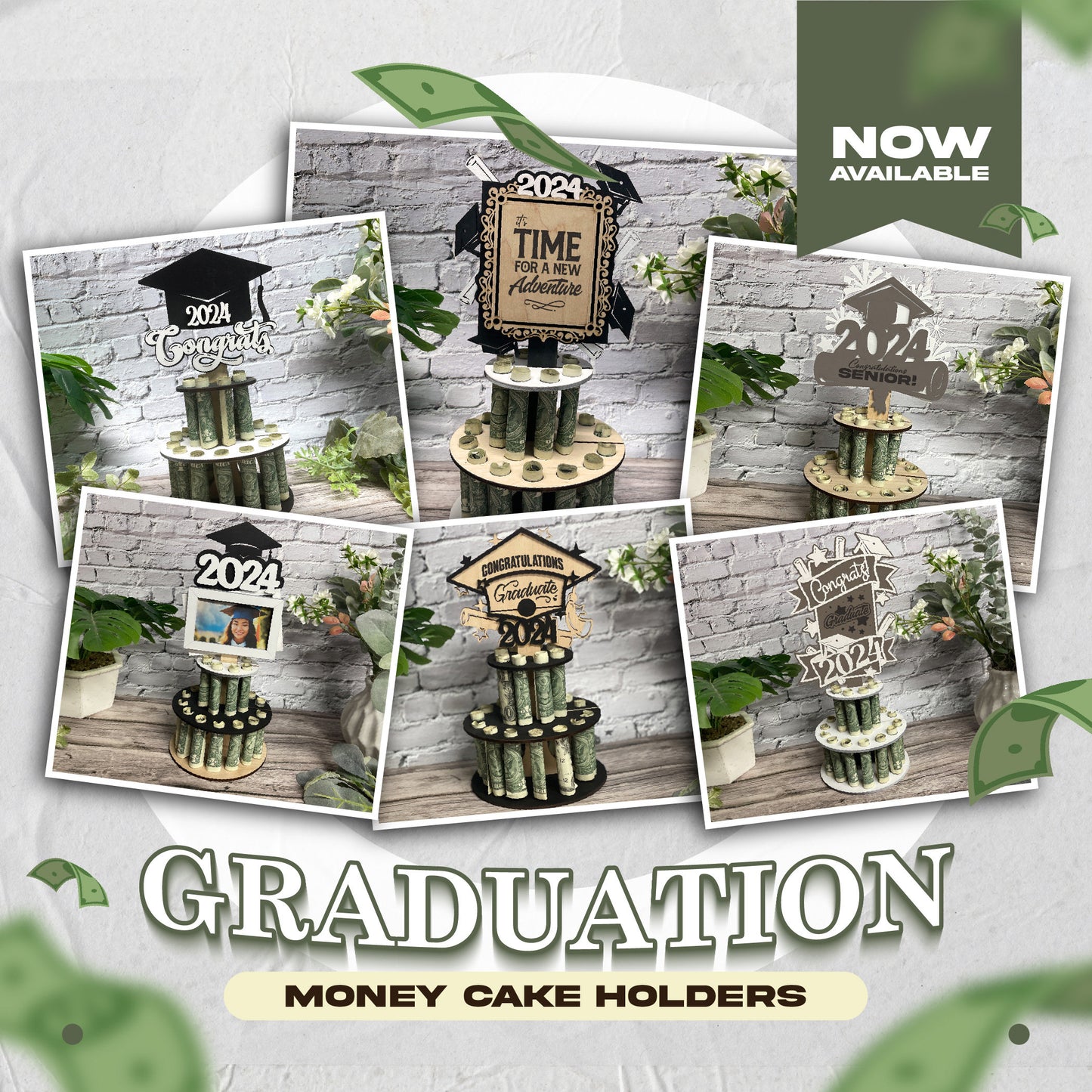 Graduation Money Cake Holders | Senior Gift