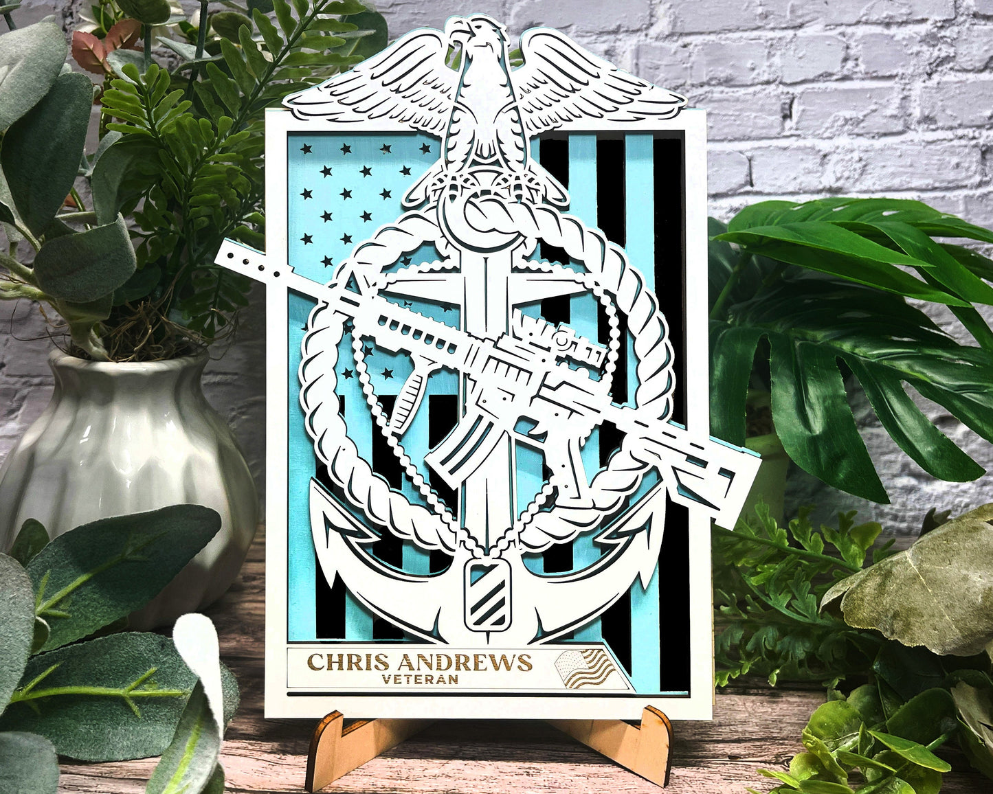 Military Tribute and Honor Plaques