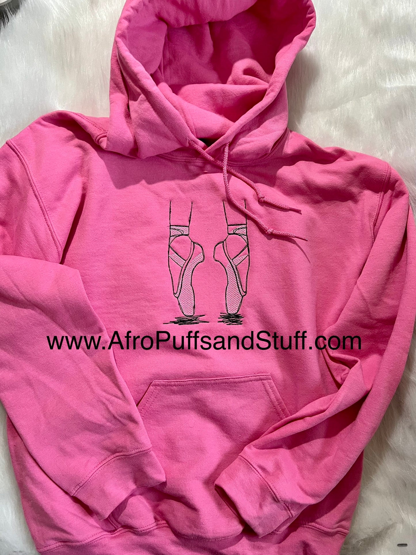 Ballet shoes sketch Embroidered Design T-Shirt | Sweatshirt| Adult and Children sizes