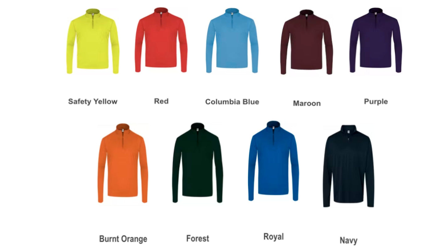 Rep your School! - Custom Sport Quarter-Zip Pullover -