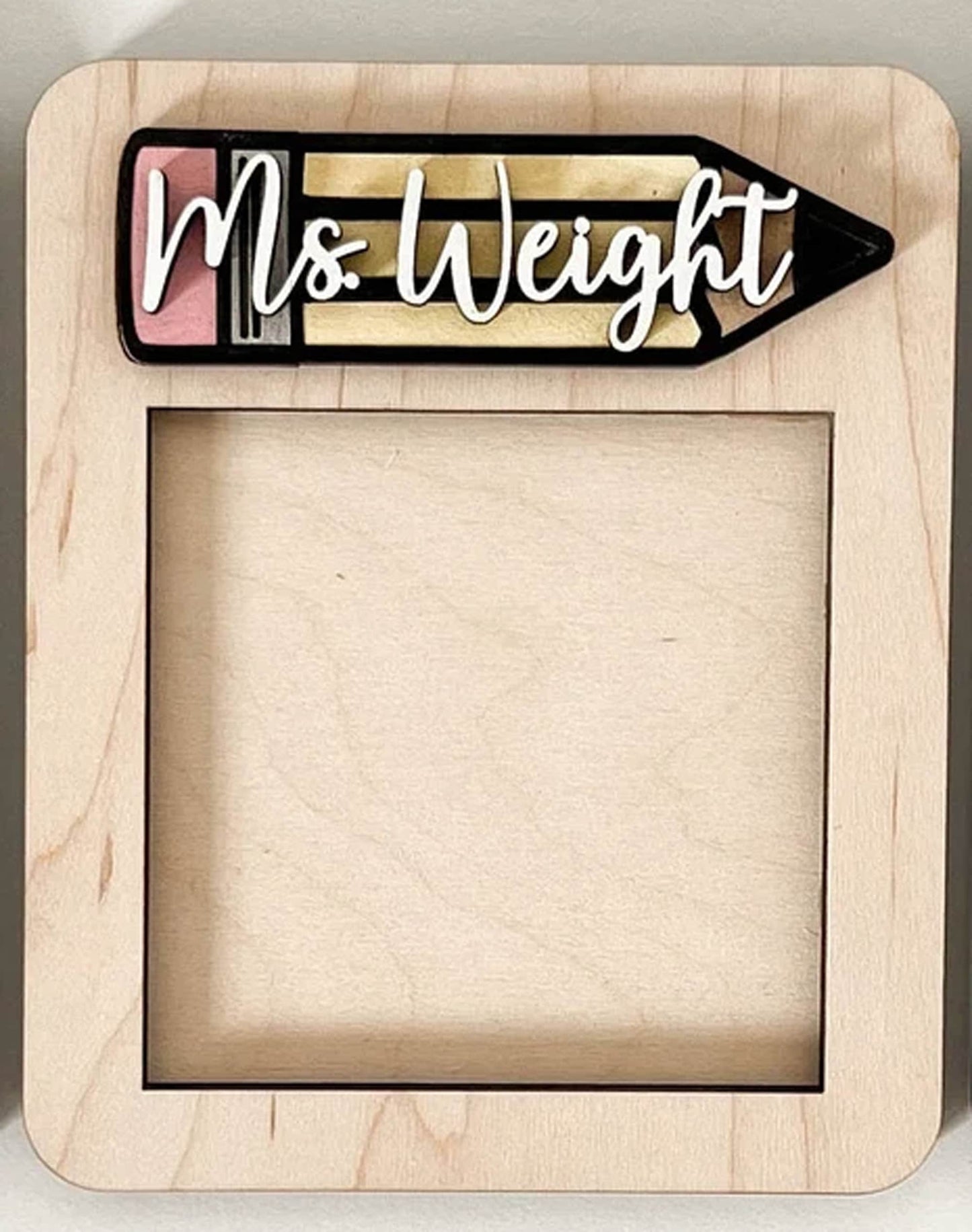 Customizable World's Greatest Teacher Definition Sticky Note Holder | Teacher Gift