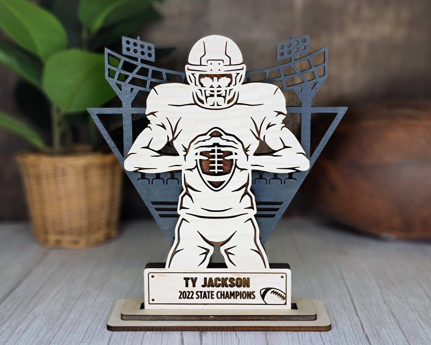 Athlete Player Stand Ups | Player Gifts| Senior Gift | Graduation Gift | Team Gift | Award - FOOTBALL