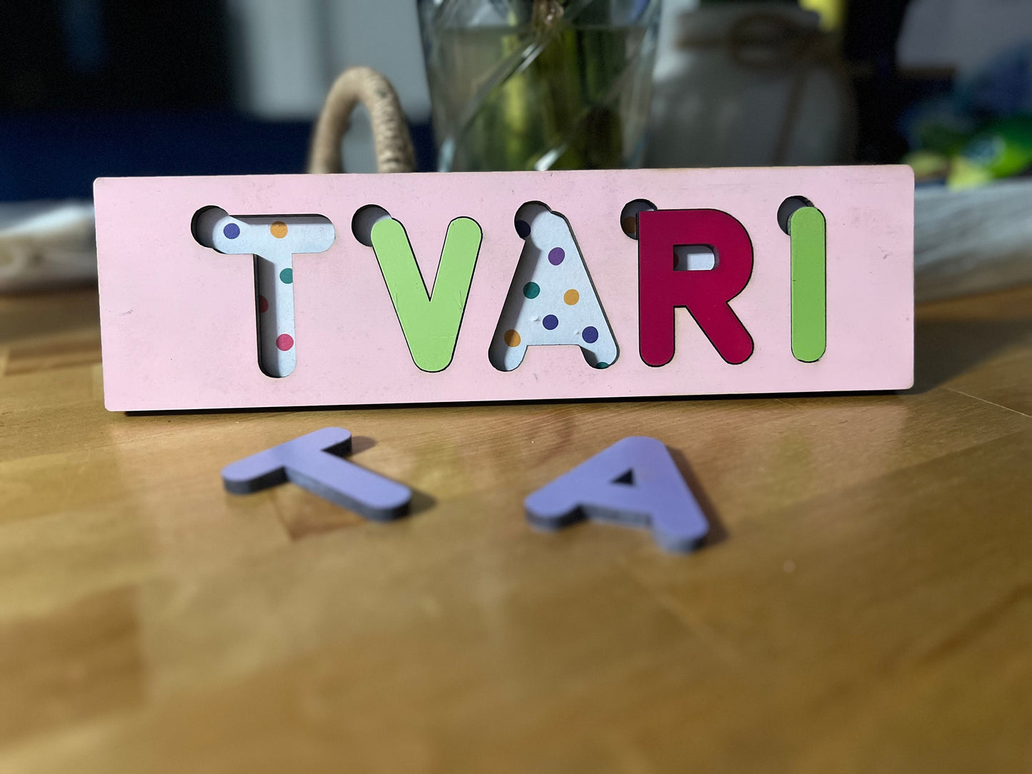 Custom Wooden Name Puzzles