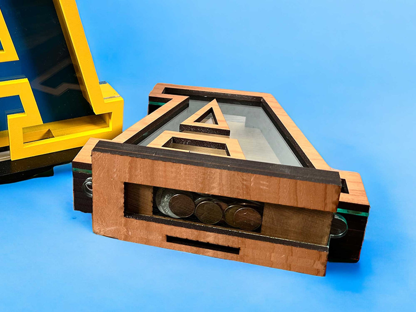 Wooden Letter Banks