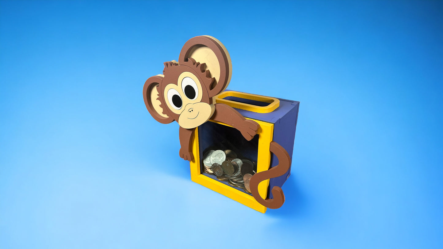 The Ultimate Wooden Baby Bank | Monkey | Shark | Panda | Dinosaur | Unicorn