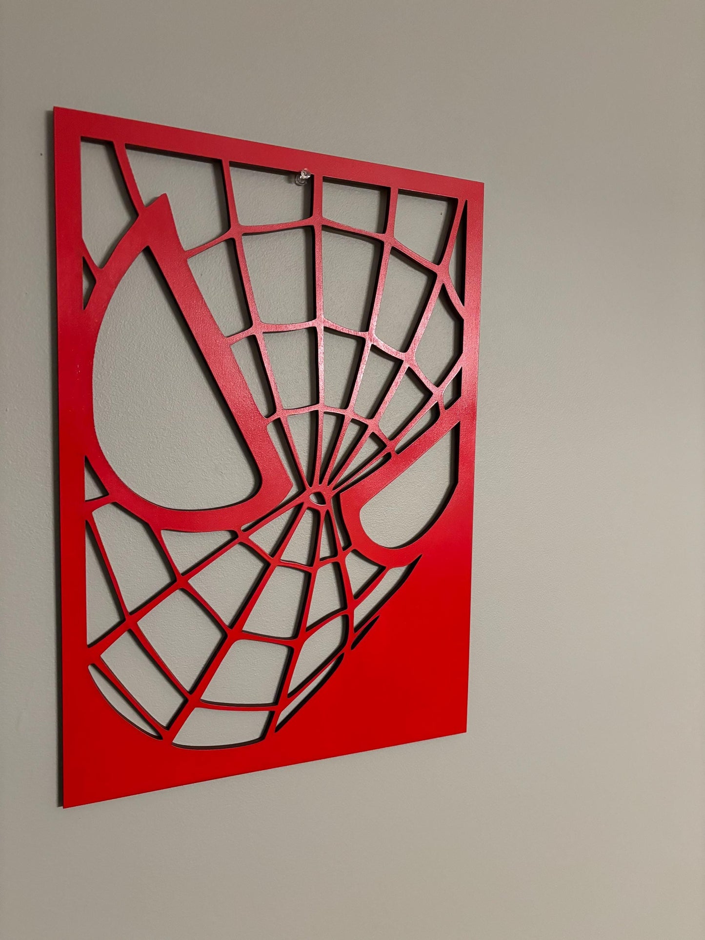 Spider-Man Inspired wall art/ wall hanging
