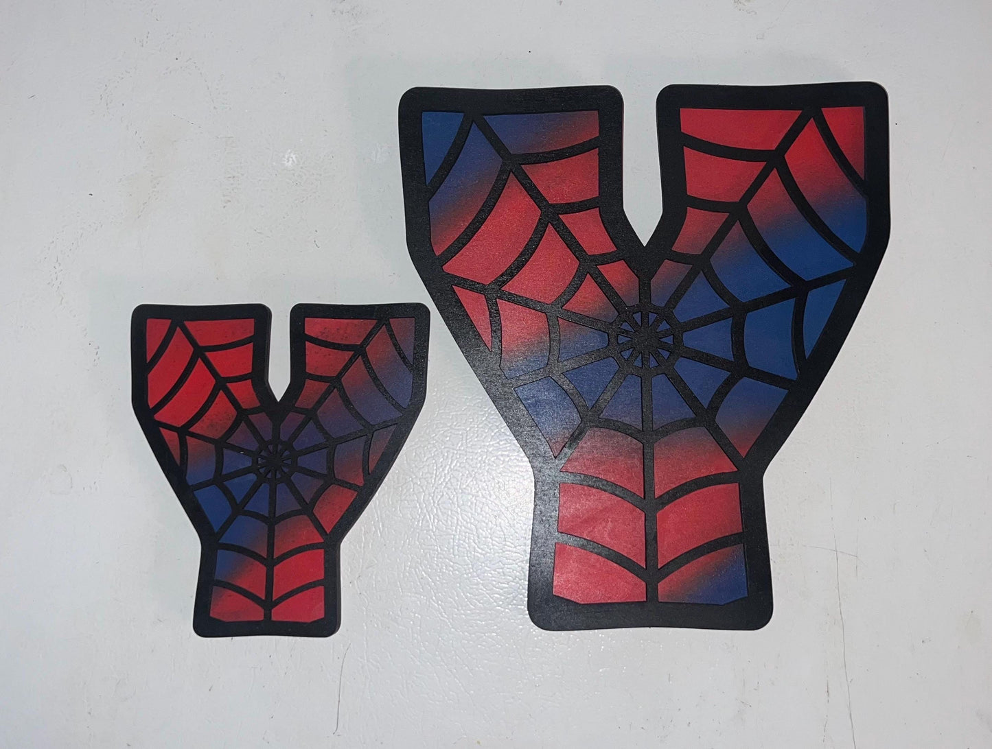 Custom Spider Web Letters: Superhero Decor
