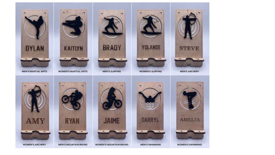 Sports and Recreation Cell Phone Stands
