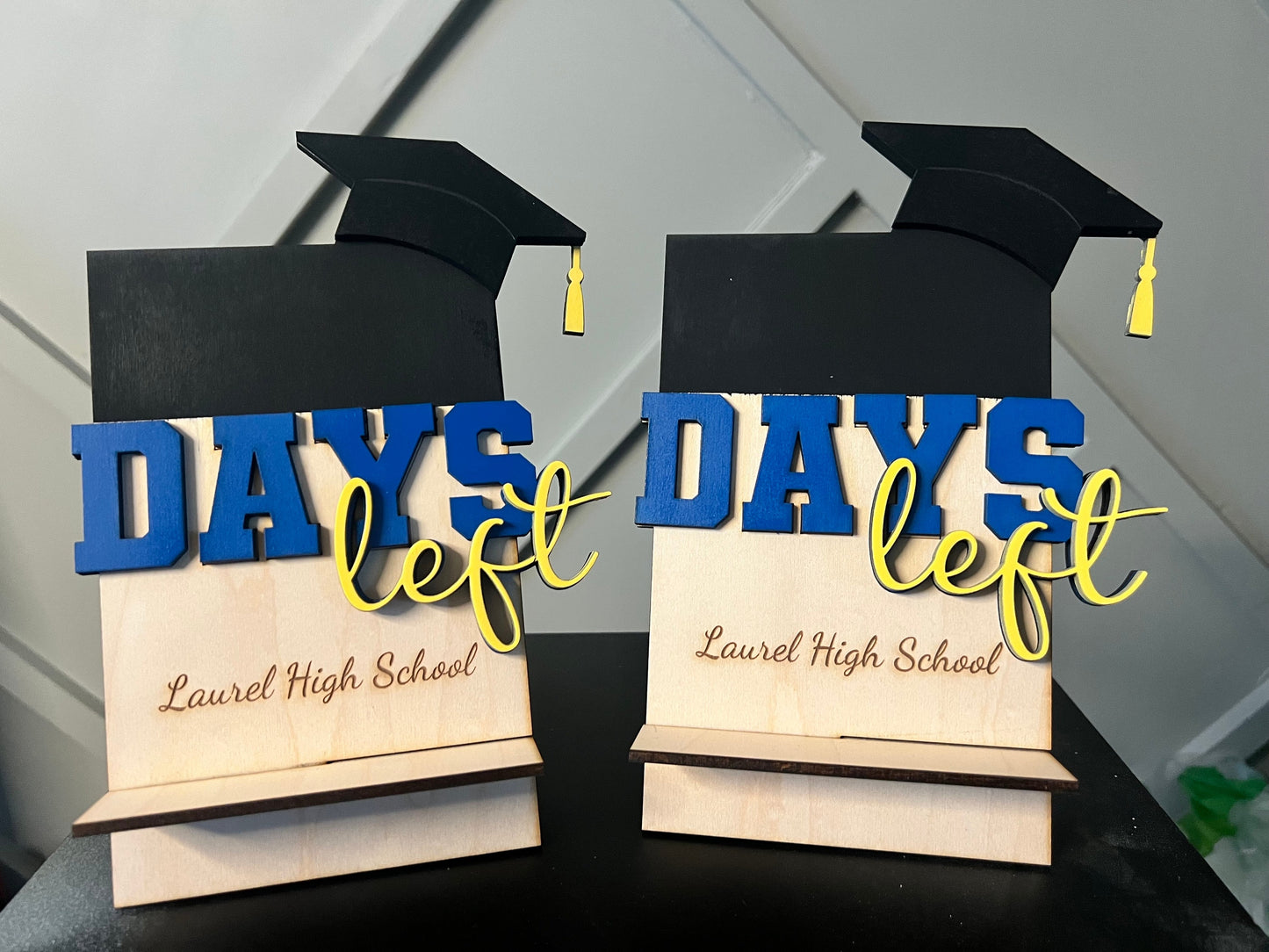 Chalkboard | Personalized customizable graduation countdown | Days left