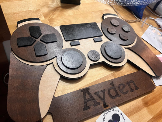 Personalized Game Console/Controller Wall Sign