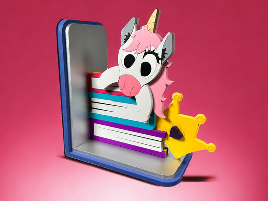 Adorable Wooden Baby Animal Bookends