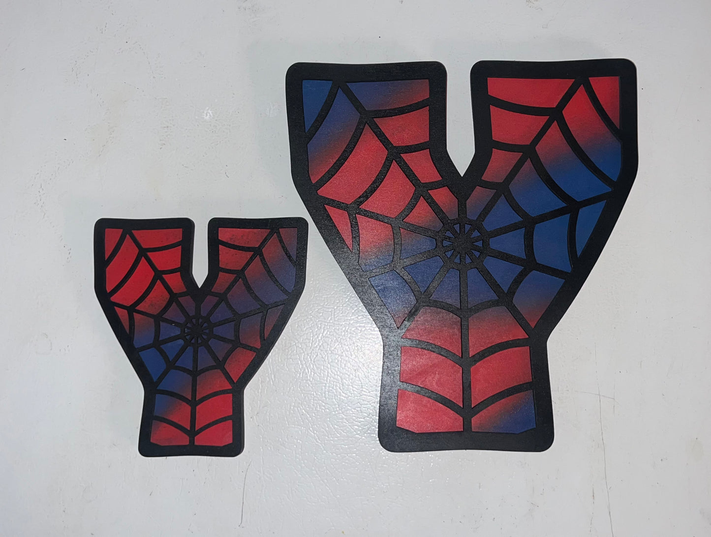 Custom Spiderman Web Letters – Personalized Superhero Wall Art, Door Sign, or Birthday Decor for Kids