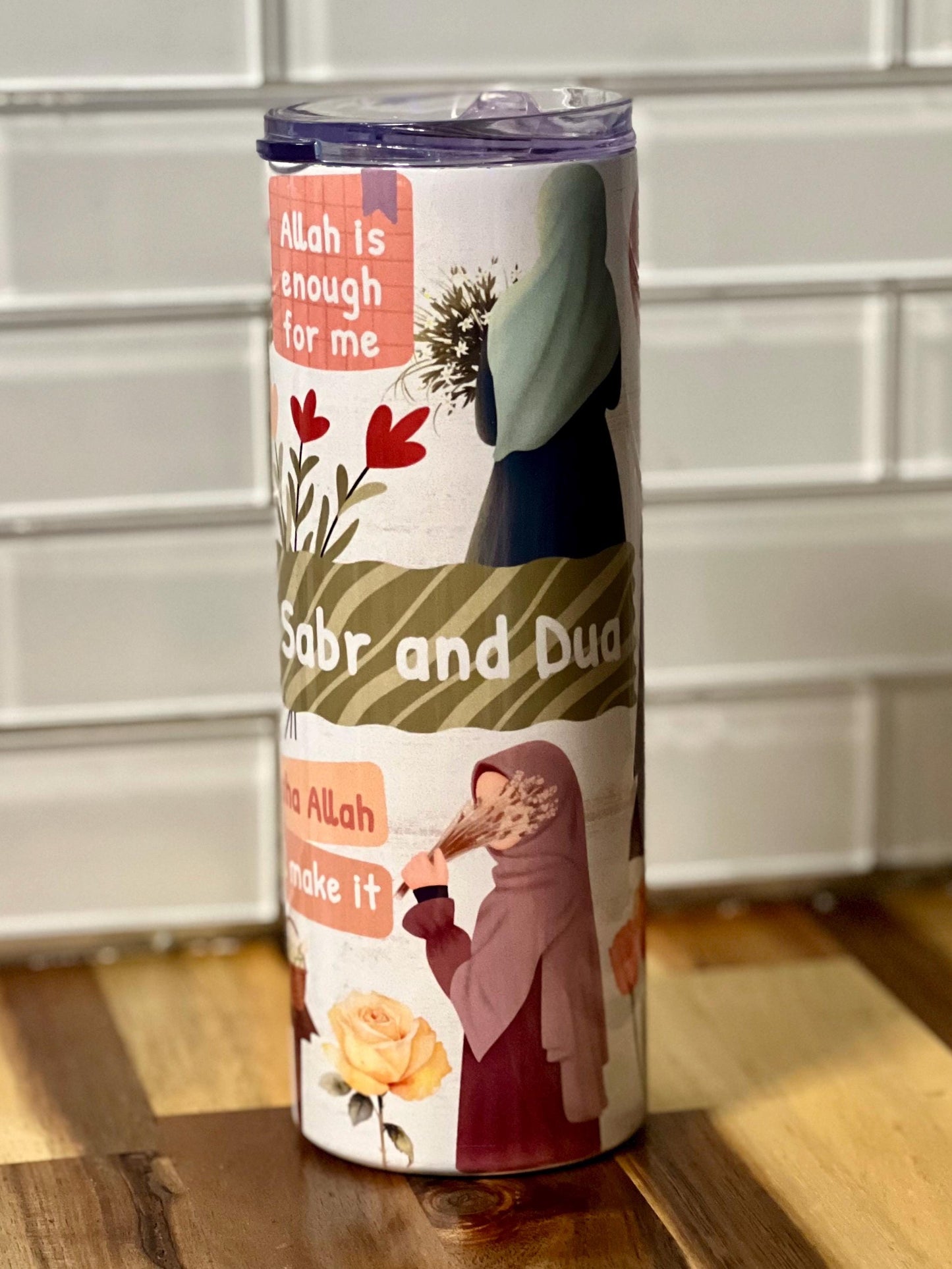 Stay Refreshed with Faith-Inspired Style Islamic-Themed Hot/Cold Tumblers