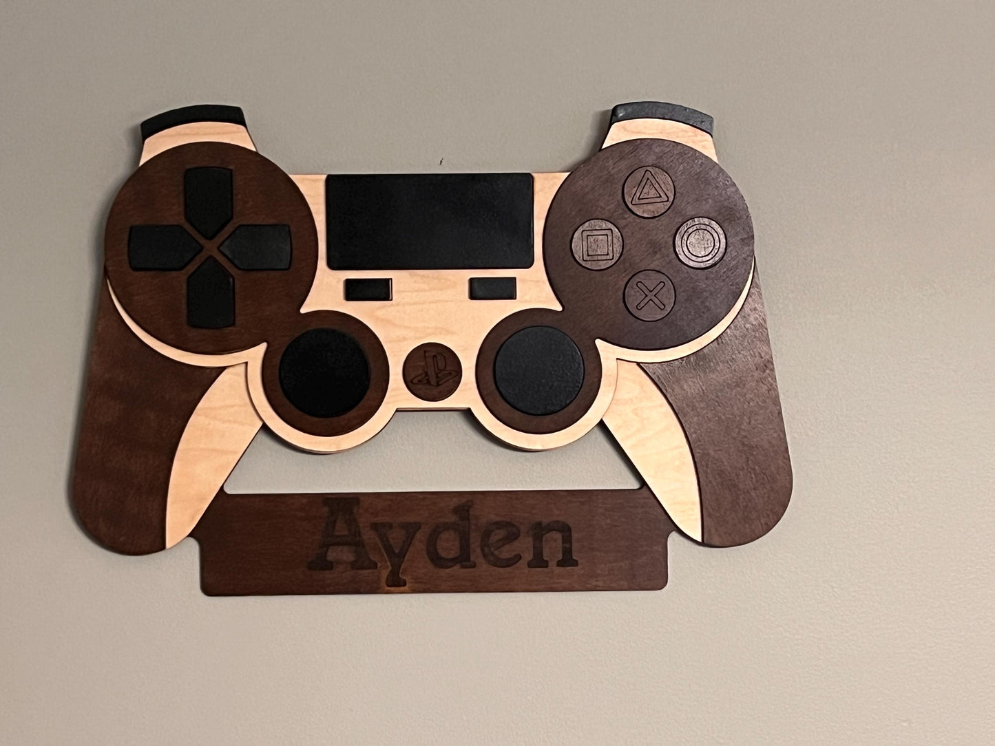 Personalized Game Console/Controller Wall Sign