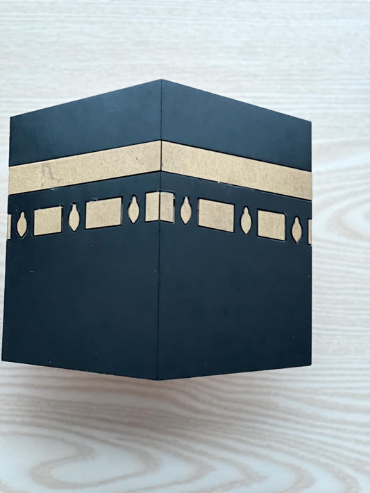 Wooden Islamic Kaaba Wall Art  Elegant • Spiritual • Handcrafted