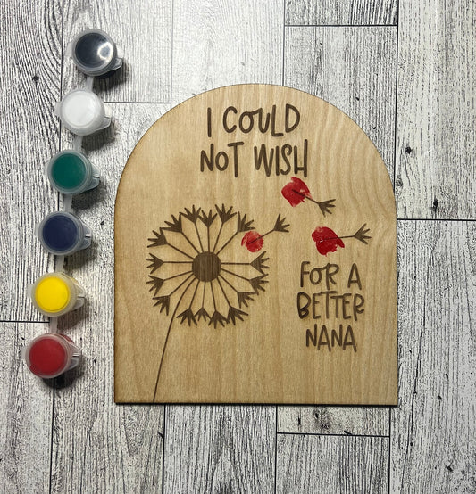 Mother's Day Fingerprint Sign | DIY Mothers Day Sign |