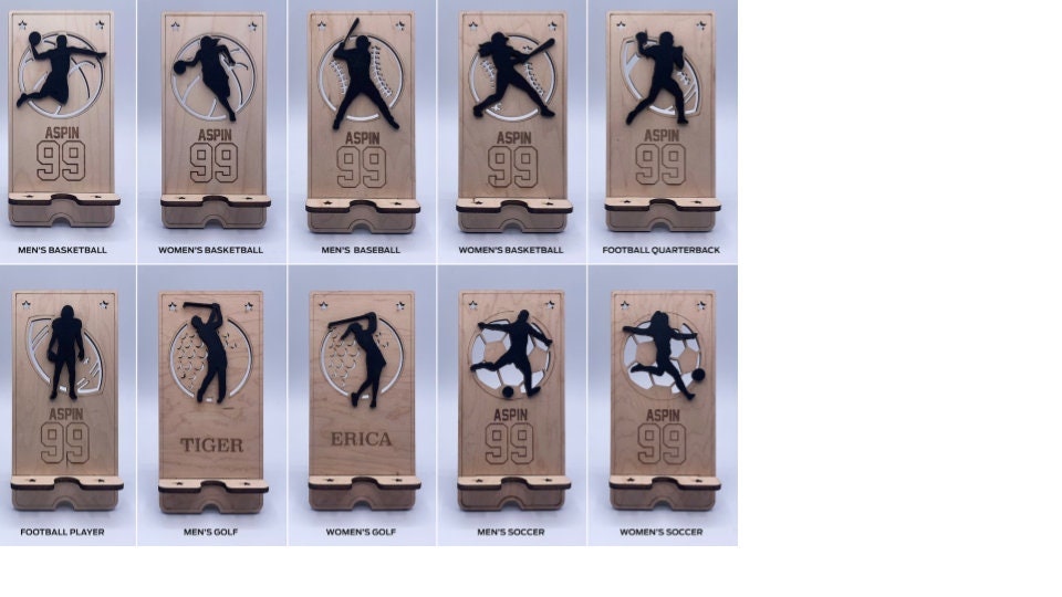 Sports and Recreation Cell Phone Stands