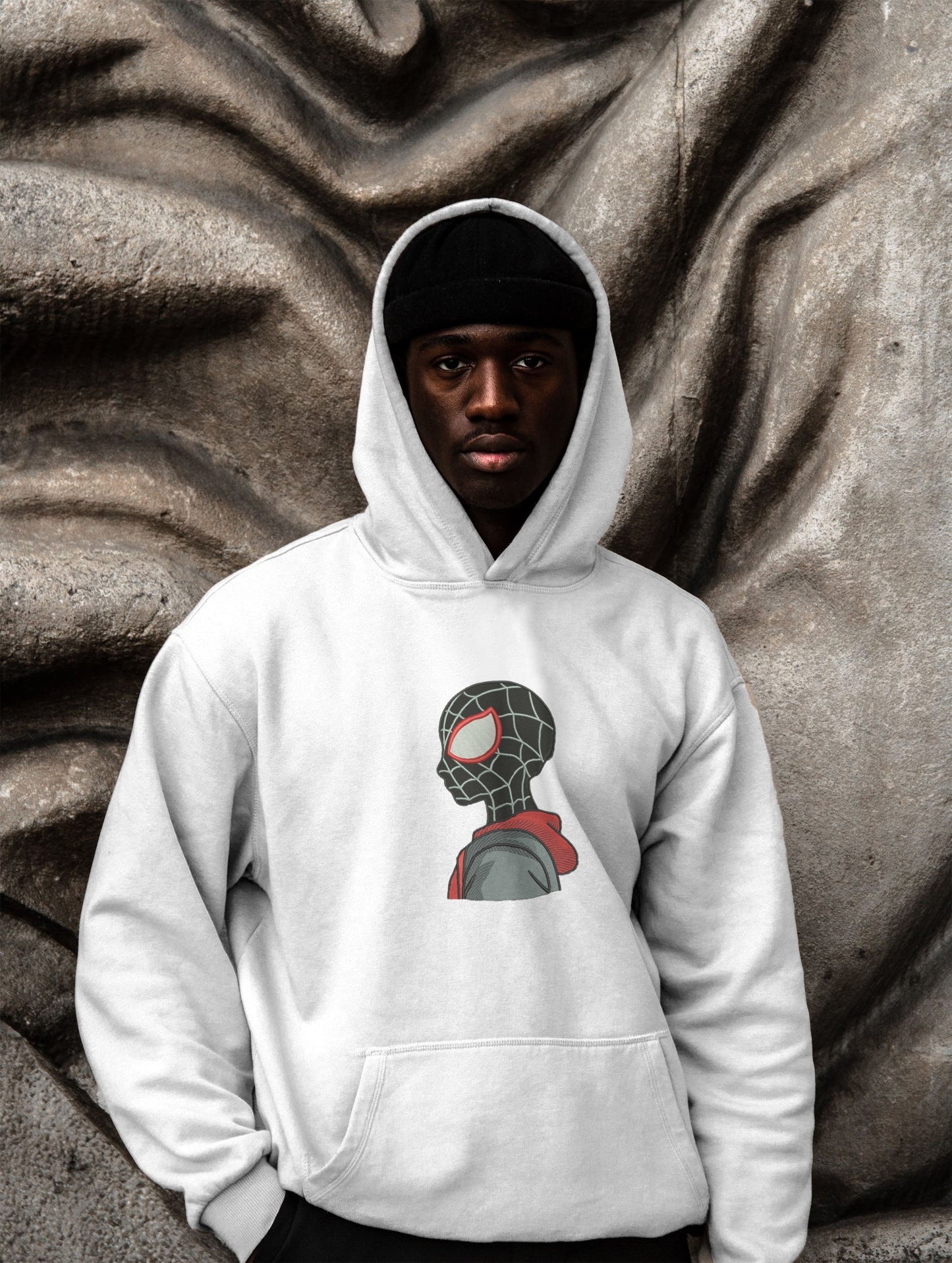 Mask Miles Morales Spiderman embroidery design Shirt