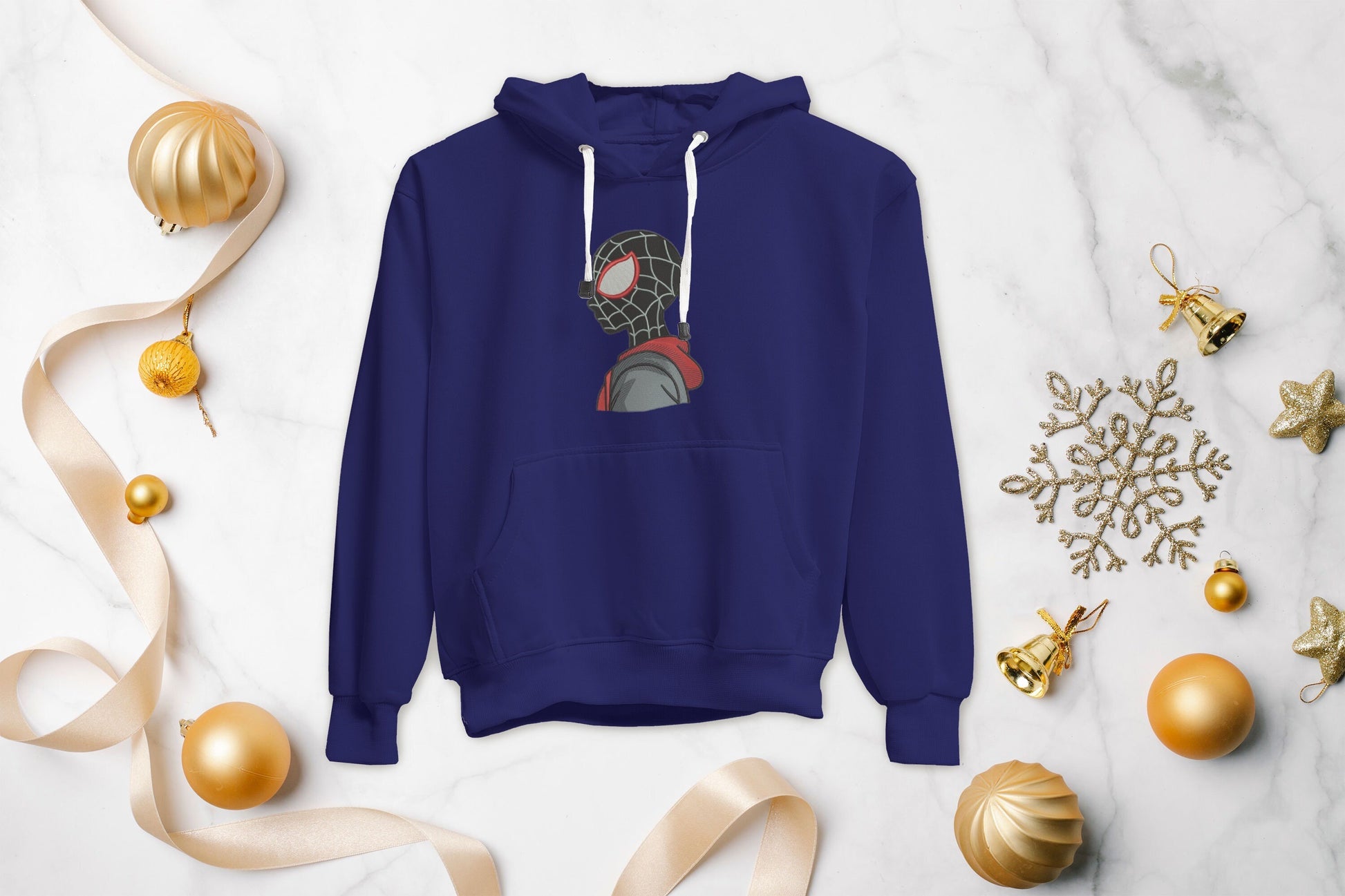 Mask Miles Morales Spiderman embroidery design Shirt