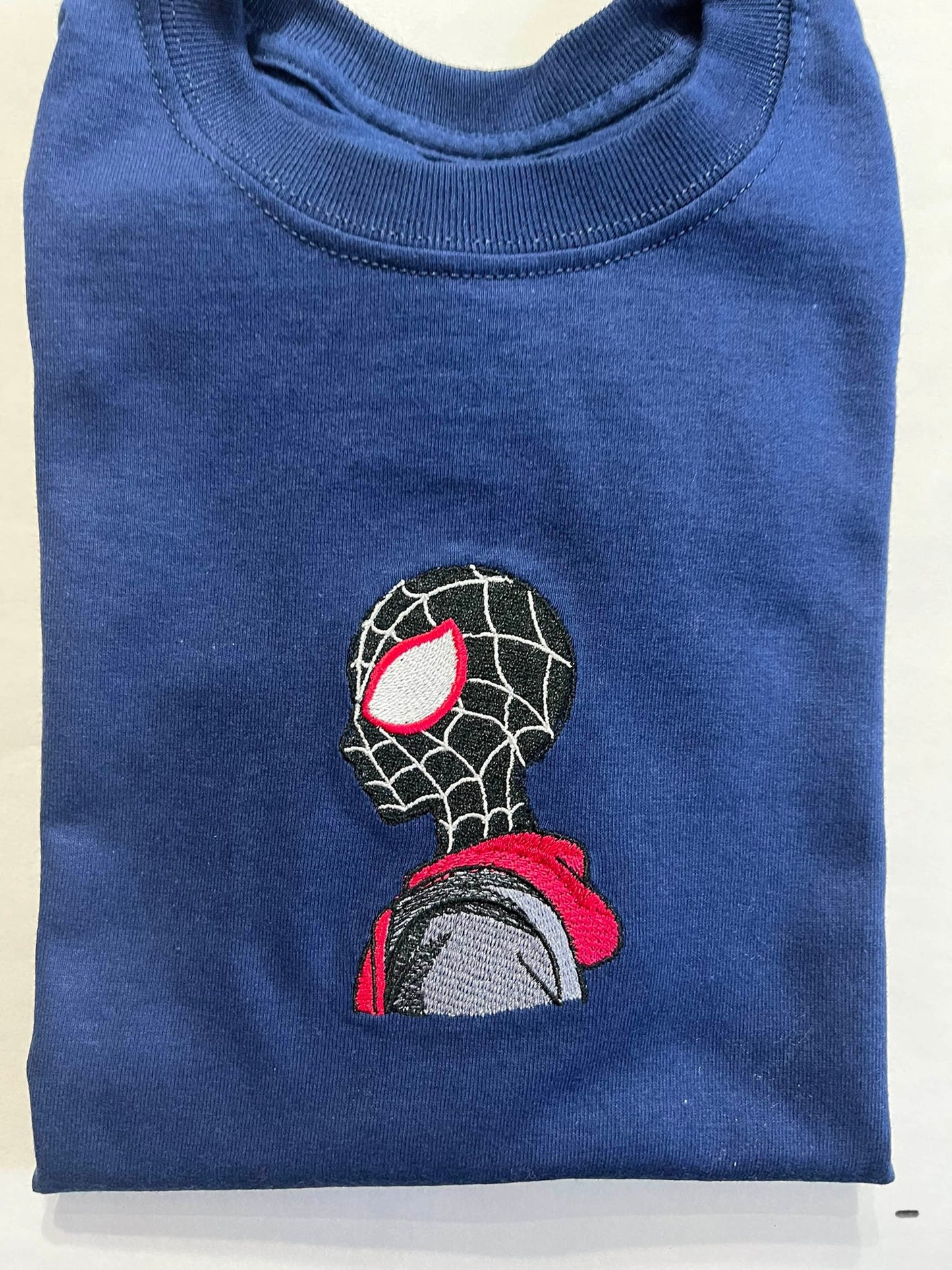 Mask Miles Morales Spiderman embroidery design Shirt