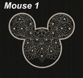 Vintage Unique Mickey/Minnie Mouse Inspired Embroidery Design - T-Shirt/Hoodie - CHILD AND ADULT sizes
