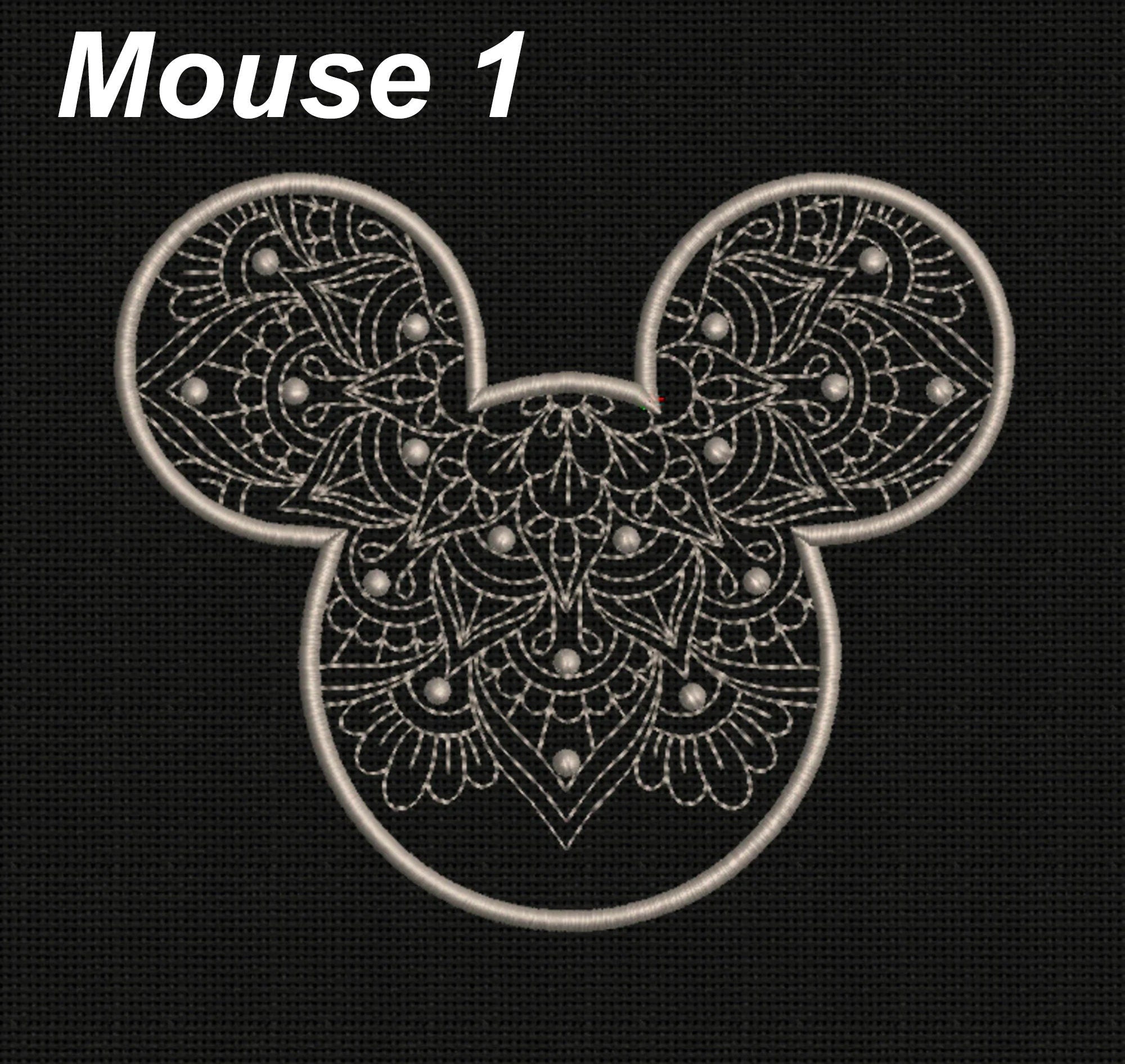Vintage Unique Mickey/Minnie Mouse Inspired Embroidery Design - T-Shirt/Hoodie - CHILD AND ADULT sizes