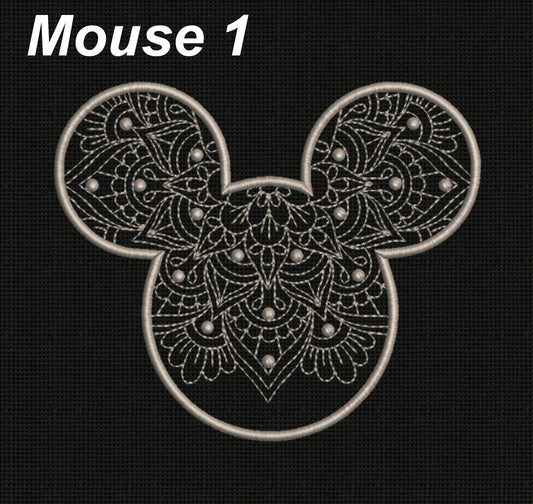 Vintage Unique Mickey/Minnie Mouse Inspired Embroidery Design - T-Shirt/Hoodie - CHILD AND ADULT sizes