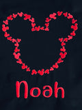 Mickey Mouse Inspired Unique Embroidery Design- T-Shirt/Hoodie - Make Mickey Mouse and Minnie Mouse Jealous - CHILD AND ADULTS