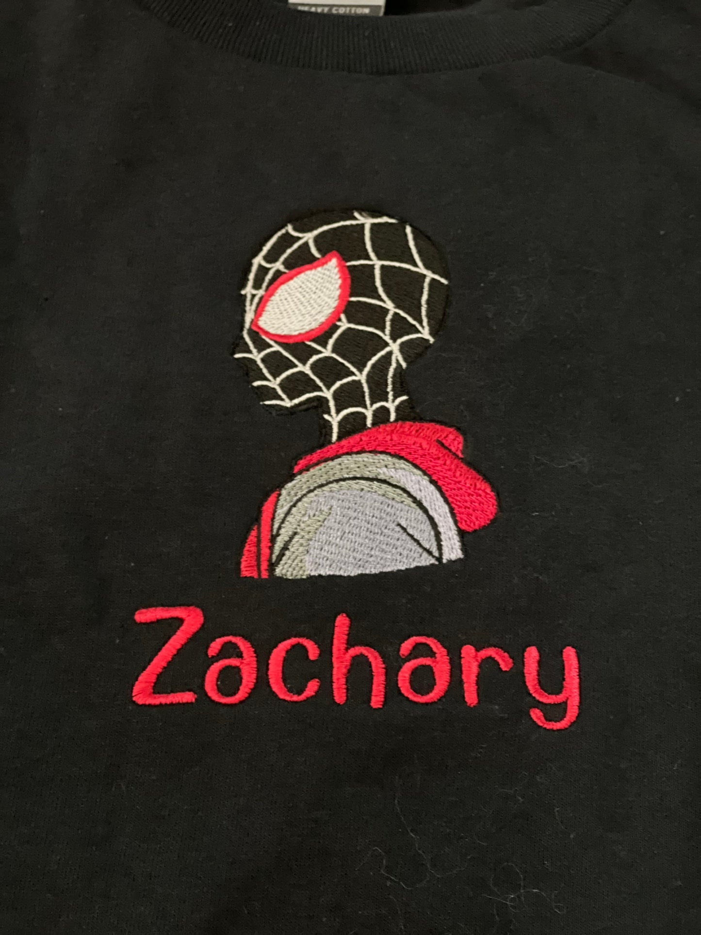 Mask Miles Morales Spiderman embroidery design Shirt