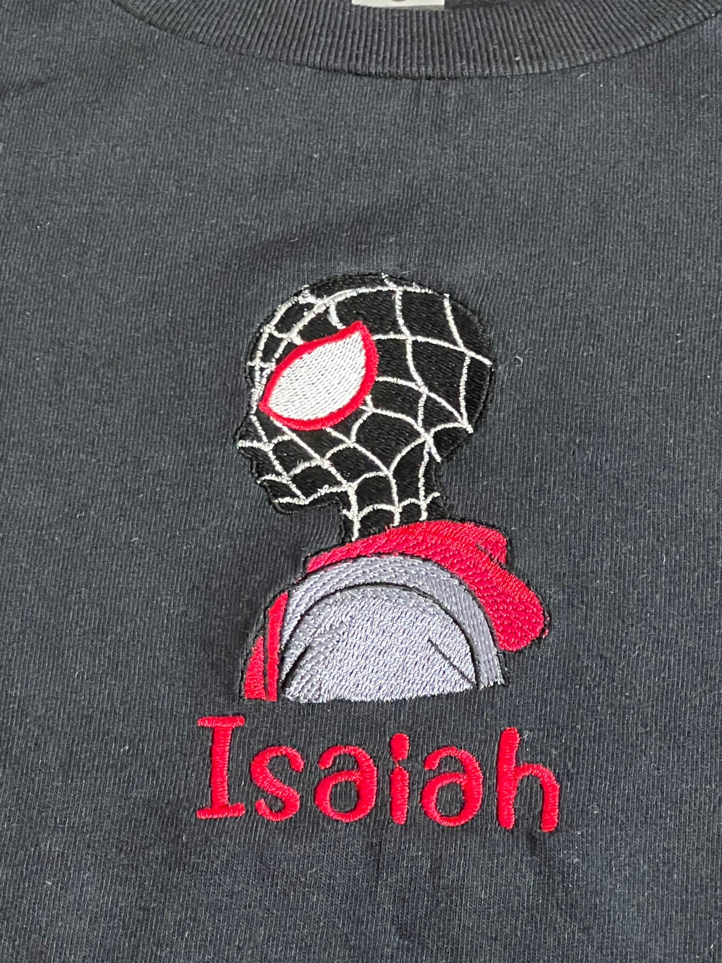 Mask Miles Morales Spiderman embroidery design Shirt