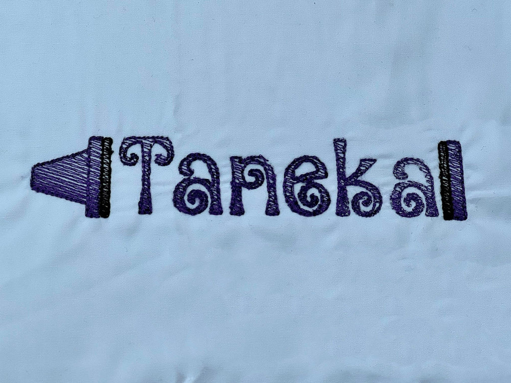 Personalized Crayon Name Embroidered Shirt: Back to School