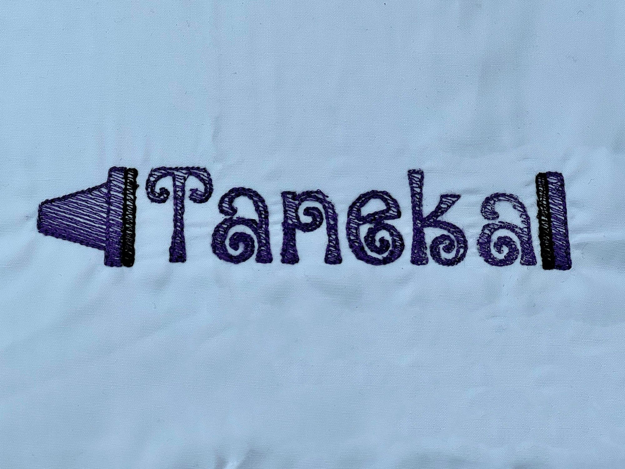 Personalized Crayon Name Embroidered Shirt: Back to School