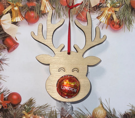 Reindeer Candy Holder Ornament