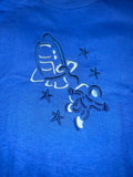 Space Walk - embroidery design Shirt