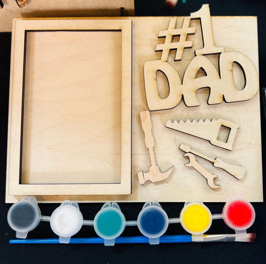 DIY Fathers Day Photo Kits Daddy | Pop Pop