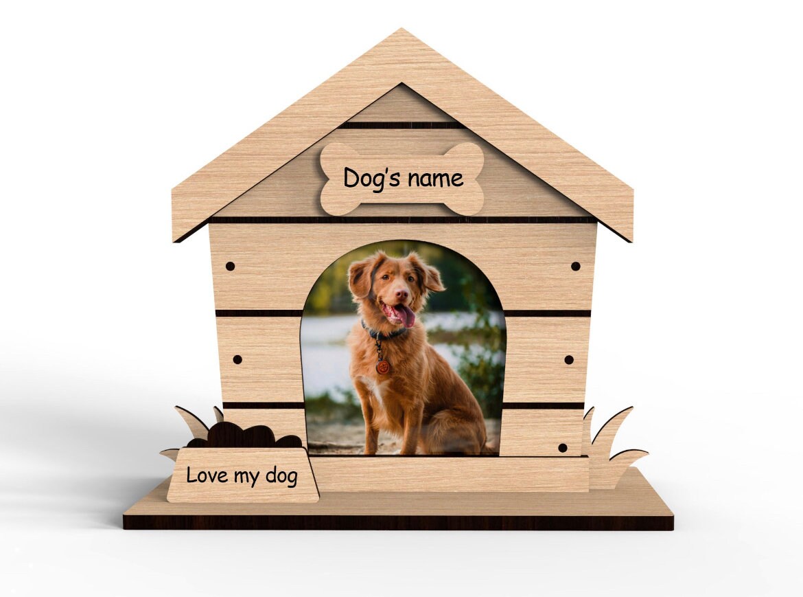 Dog House Photo Frame
