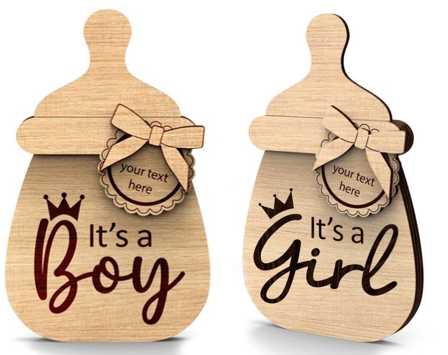 Wooden Gift Card Holder: Customizable Laser Cut Designs