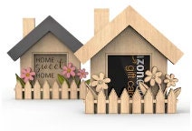 Wooden Gift Card Holder: Customizable Laser Cut Designs