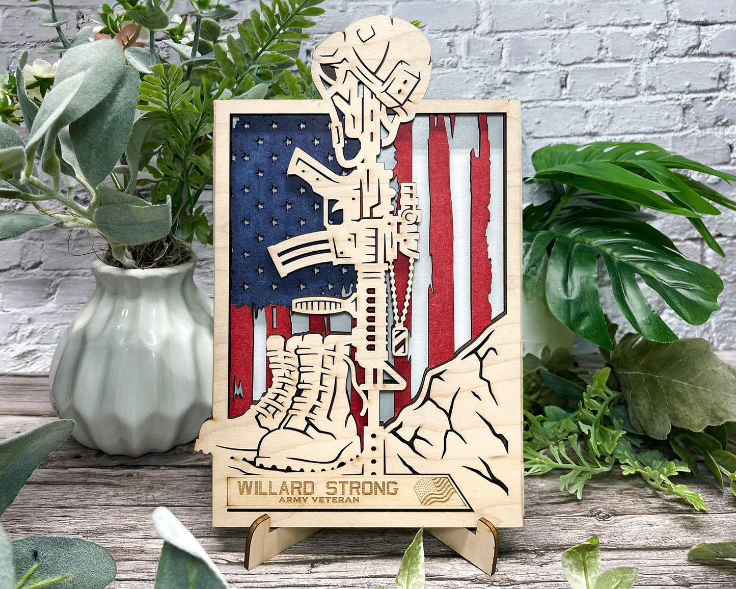 Military Tribute and Honor Plaques