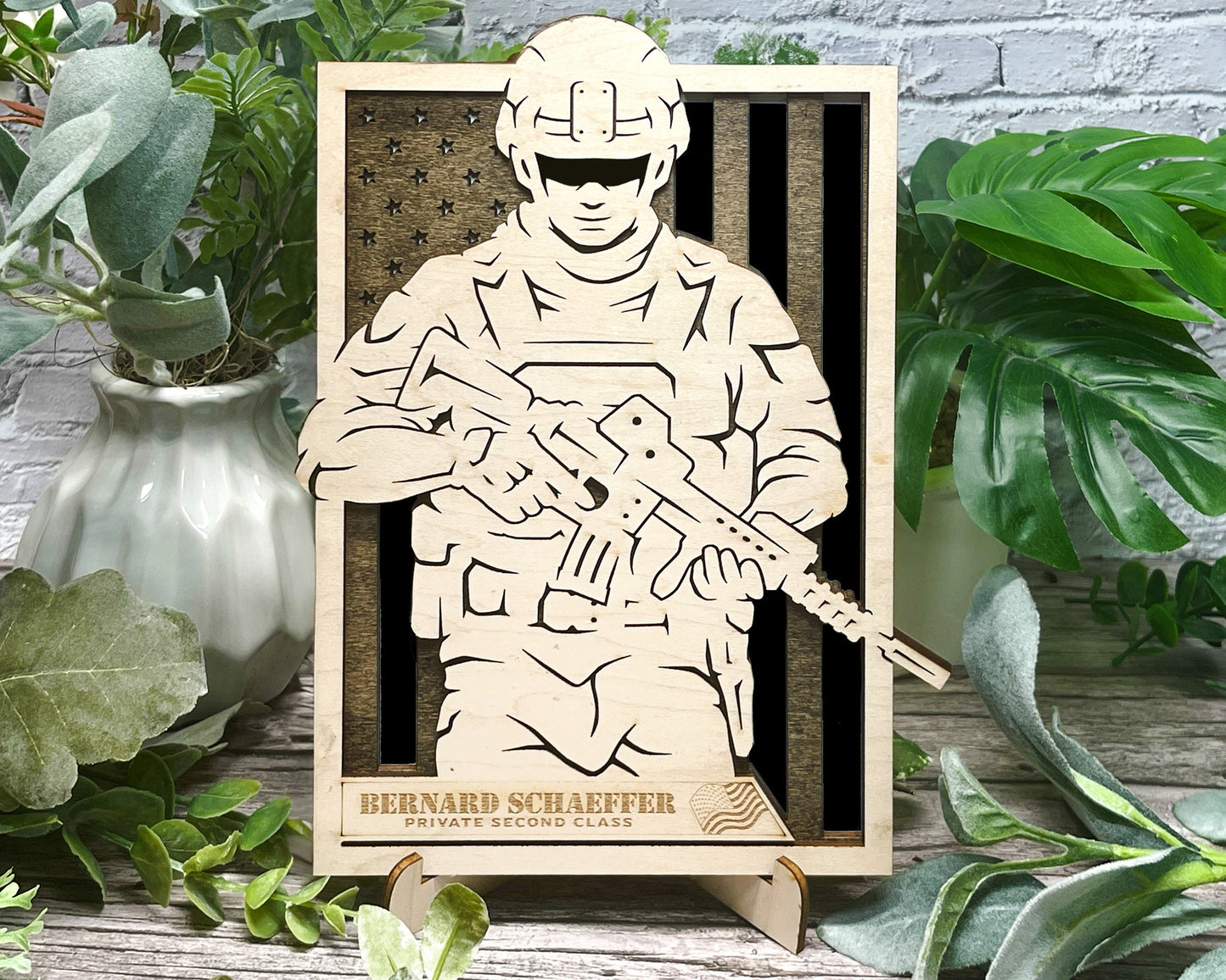 Military Tribute and Honor Plaques