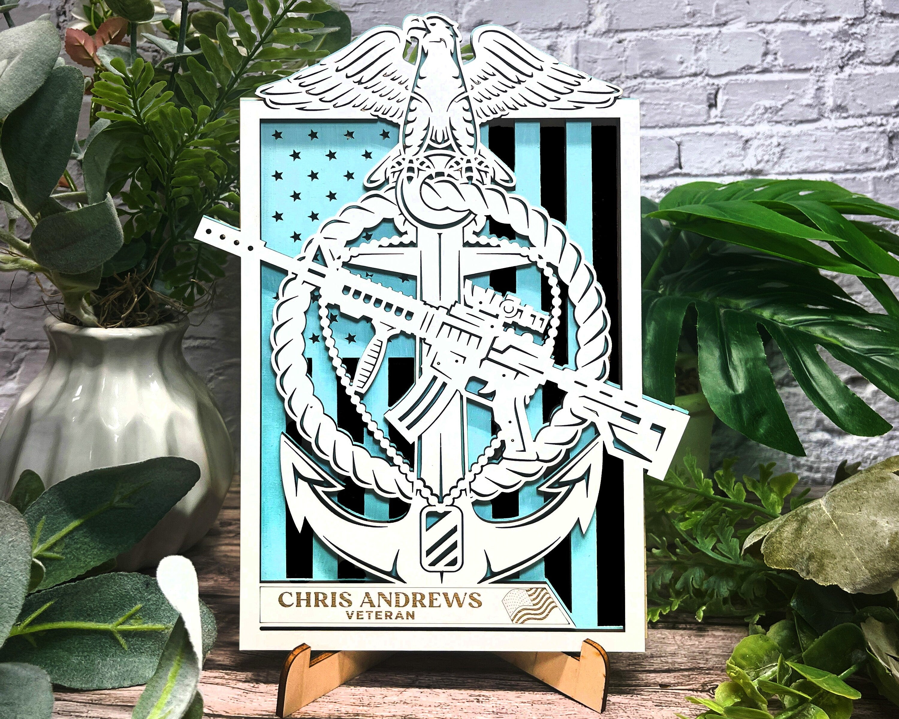 Military Tribute and Honor Plaques