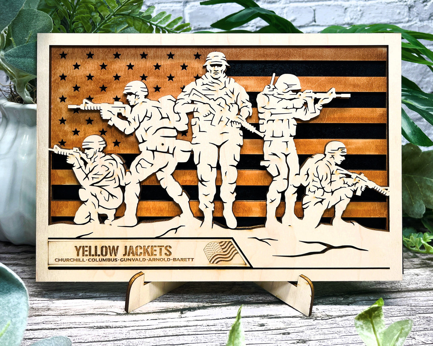 Military Tribute and Honor Plaques