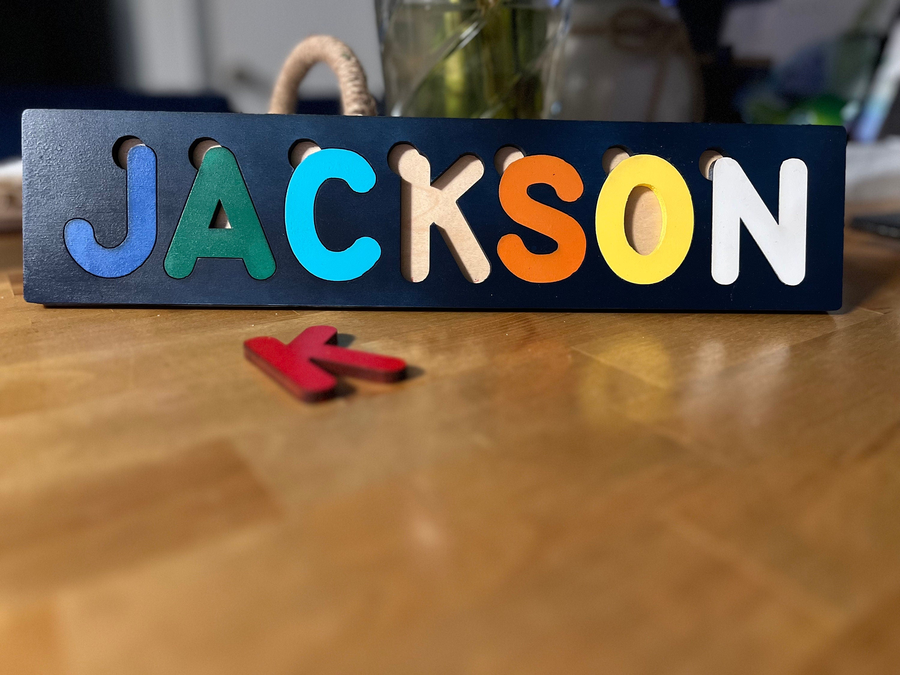 Custom Wooden Name Puzzles