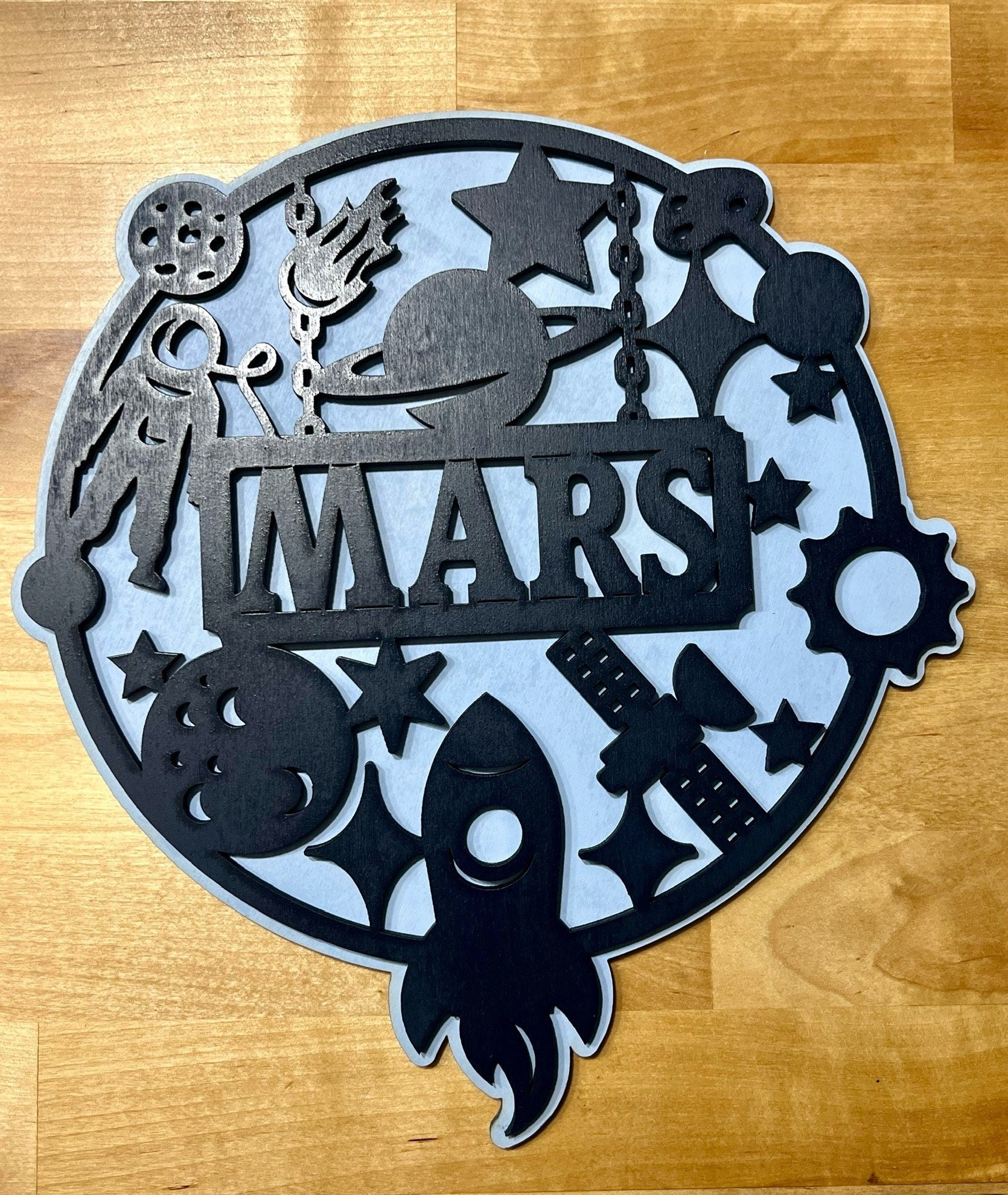 Custom Name Wooden Door Sign - Personalized Kids Room Decor