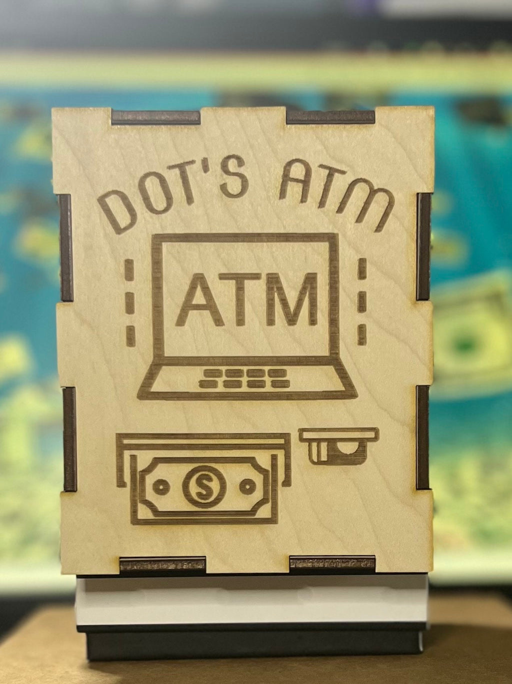 Wooden Graduation ATM Bank - Unique Personalized Gift for Graduates