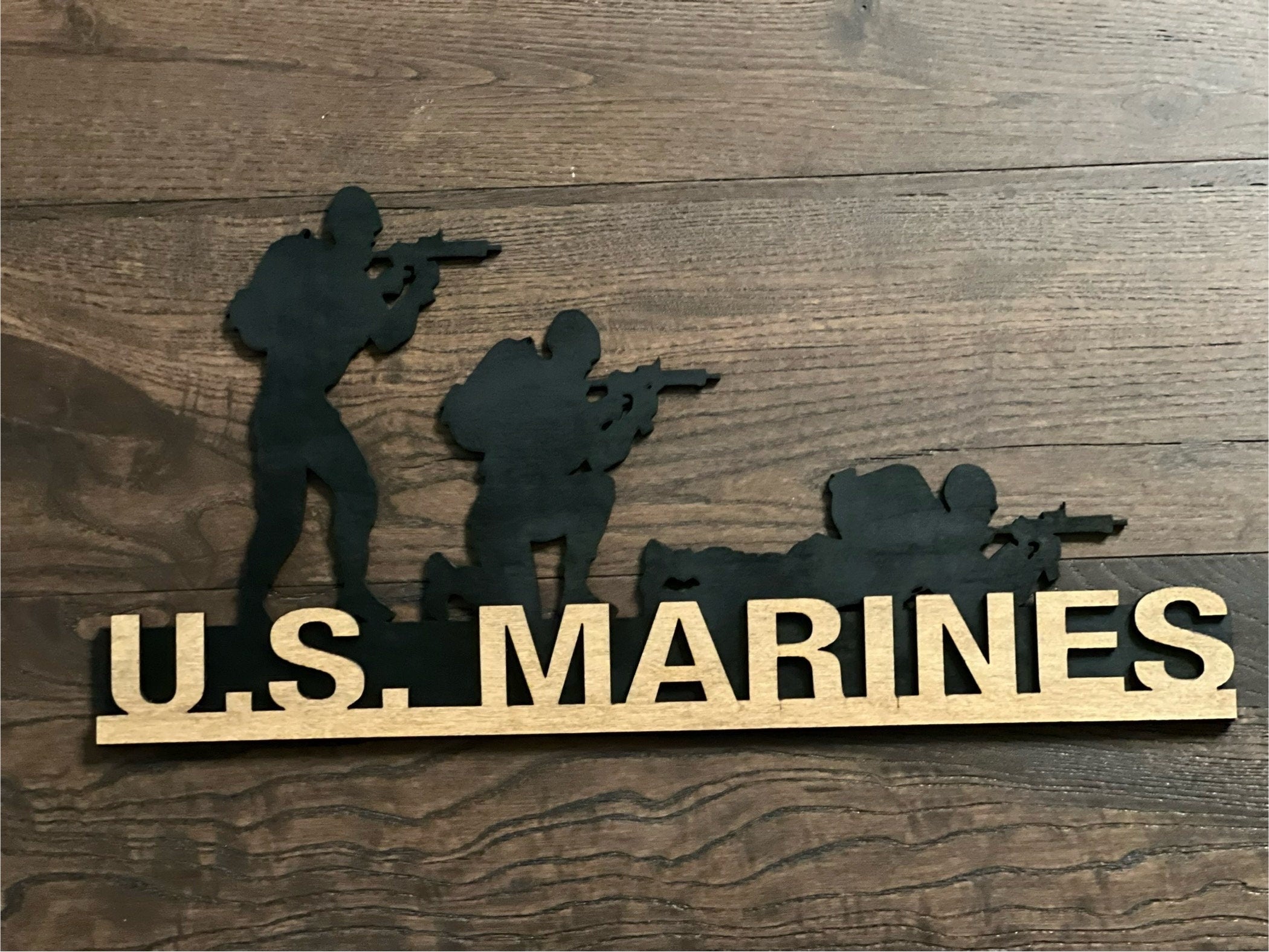 Military and First Responders Silhouette Plaques